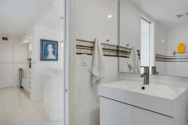 a bathroom with a sink