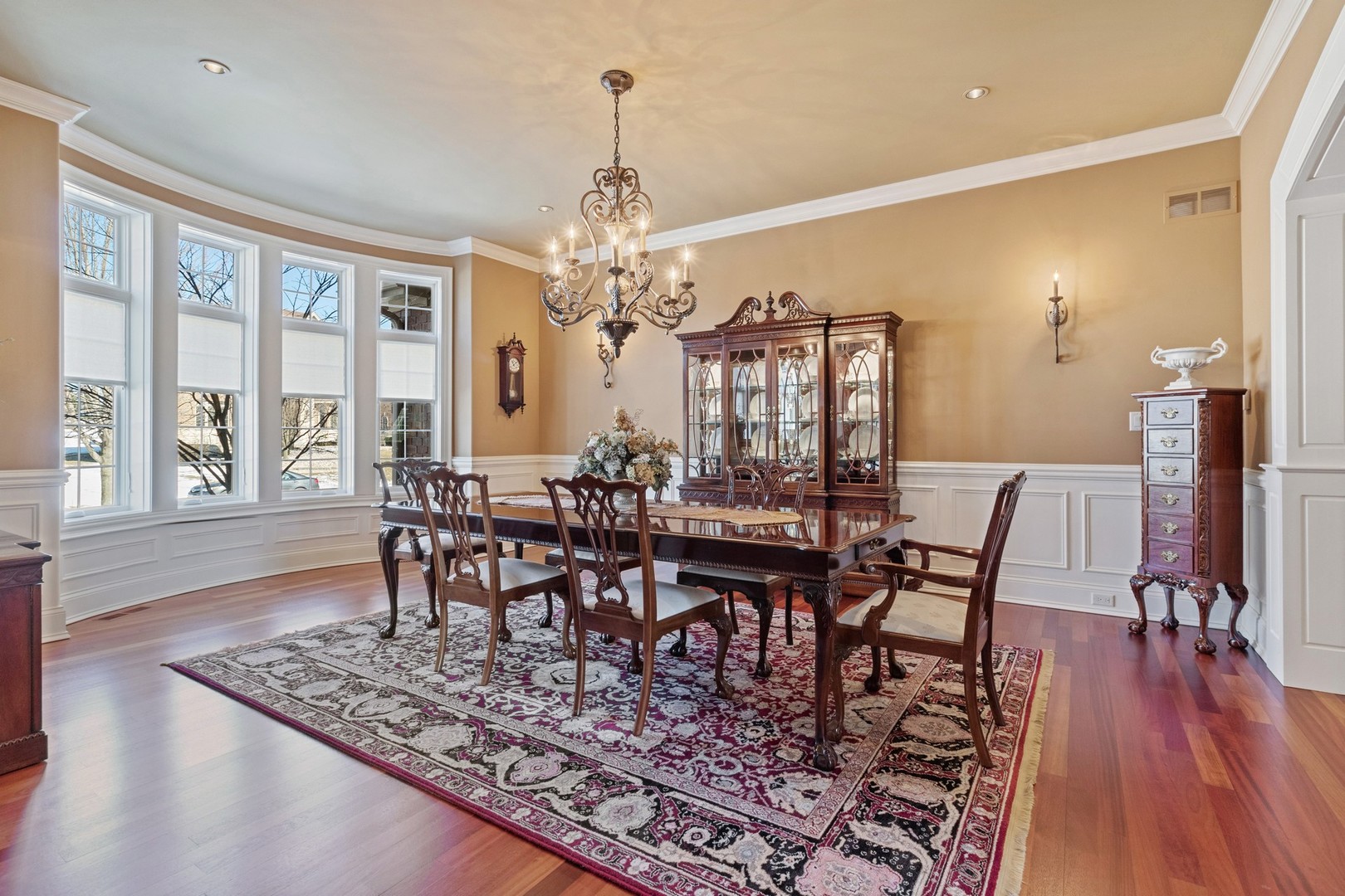 10911 Royal Oaks Lane Orland Park, IL 60467 - Photo 11 of 29 a view of a dining room with furniture window and wooden floor