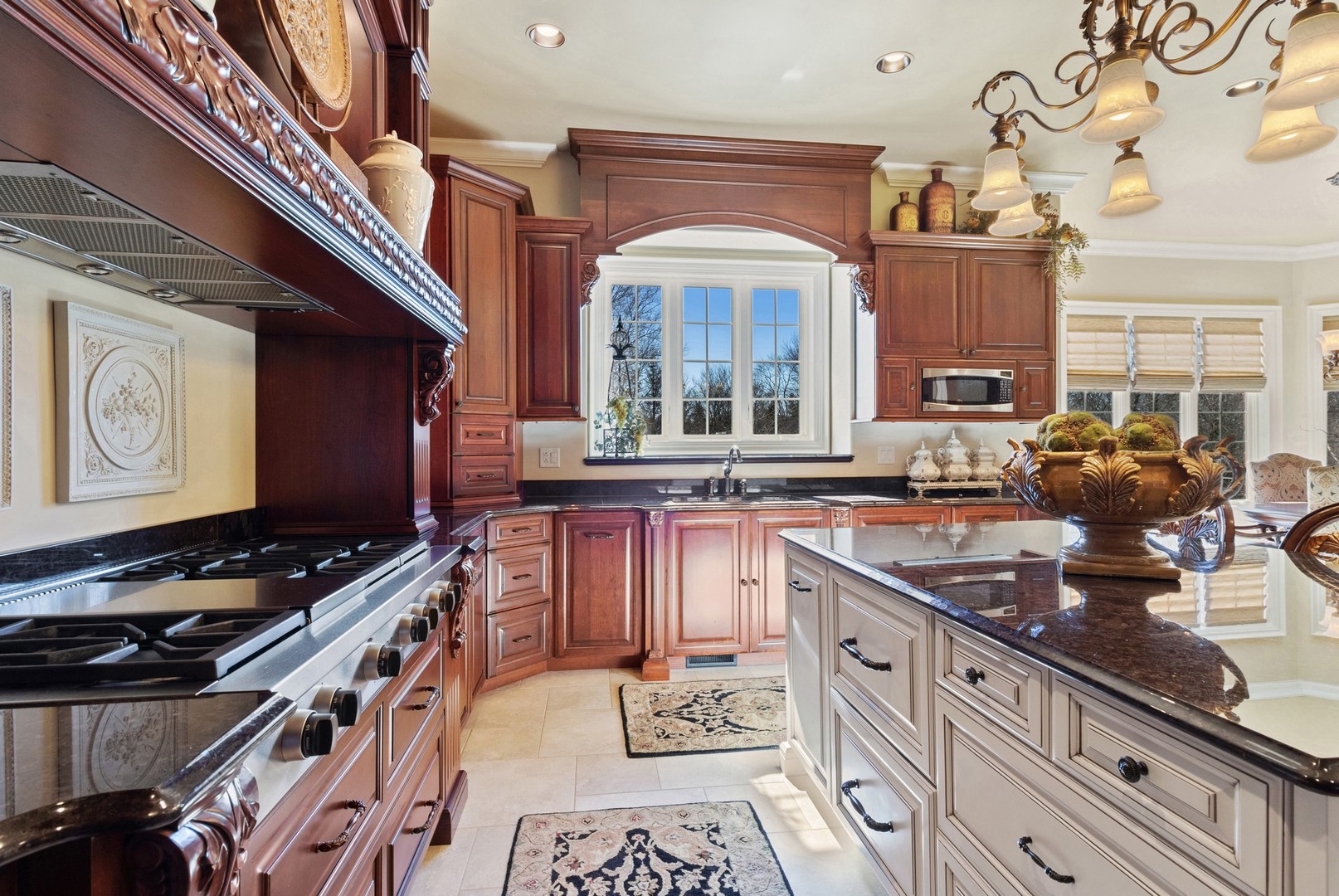 10911 Royal Oaks Lane Orland Park, IL 60467 - Photo 9 of 29 a kitchen with stainless steel appliances granite countertop a stove and cabinets