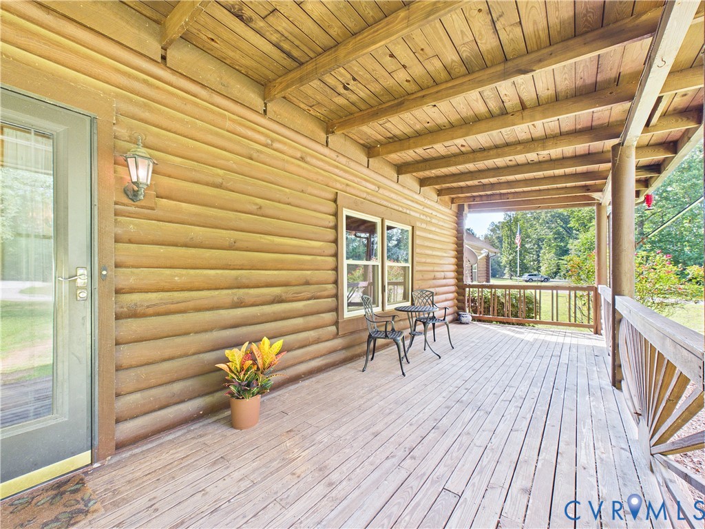 1323 Old Peach Tree Road Green Bay, VA 23942 - Photo 5 of 65 A great long county front porch!