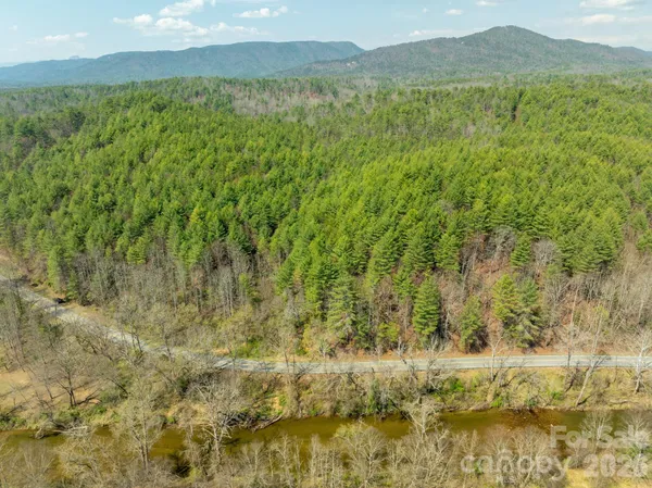 a view of lake and mountain