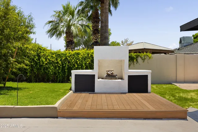 a view of outdoor space yard and swimming pool