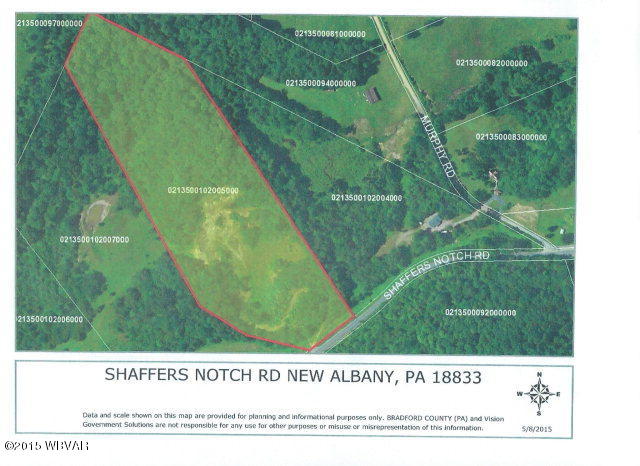 Lot 6 Shaffers Notch Road New Albany, PA 18833 - Photo 17 of 17 Aerial map