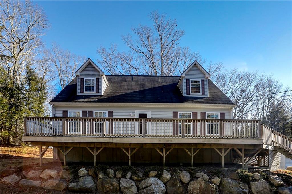 View from the front of the home. The...