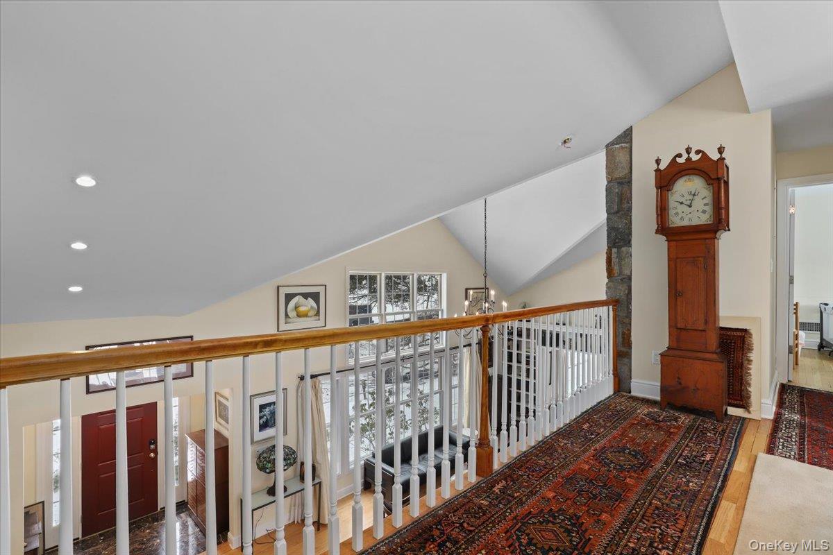 28 Cradle Rock Road Pound Ridge, NY 10576 - Photo 26 of 30 Loft with view to Living Room below