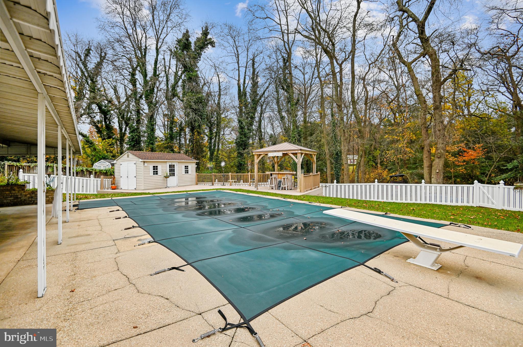 8253 Rupert Road South Millersville, MD 21108 - Photo 30 of 32 Winter Pool view