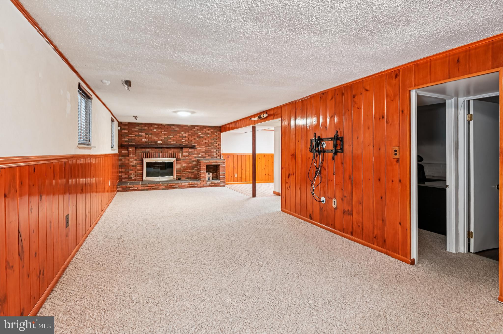 8253 Rupert Road South Millersville, MD 21108 - Photo 10 of 32 Gas Fireplace off of downstairs Patio to Pool