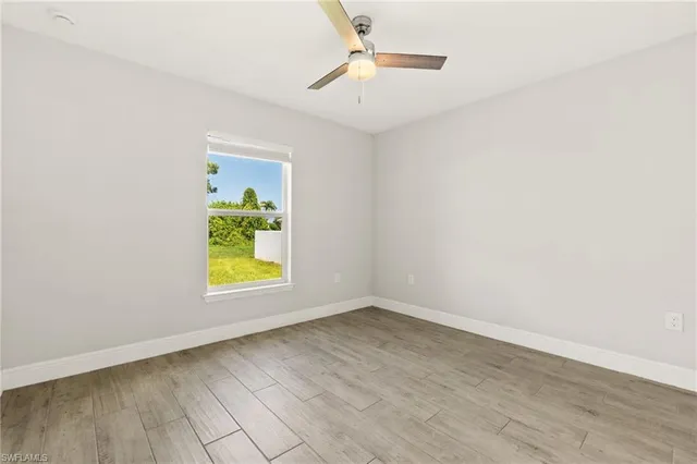wooden floor in an empty room
