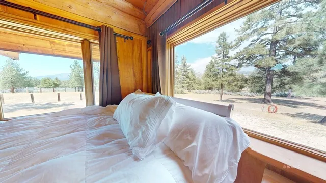 a view of a yard with an outdoor space