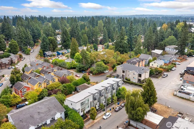 an aerial view of house with outdoor space