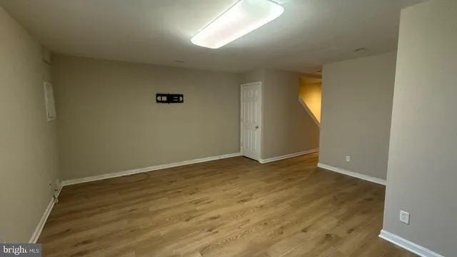 a view of outdoor space with a fence