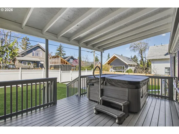 a view of outdoor space with seating