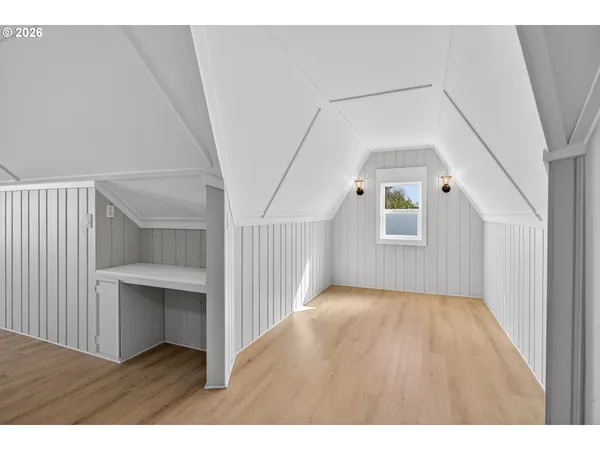a view interior of a house with wooden floor