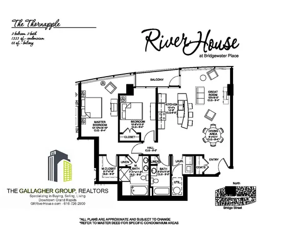 $400,000 | 335 Bridge Street Northwest, Unit 1005, Grand Rapids, MI 49504