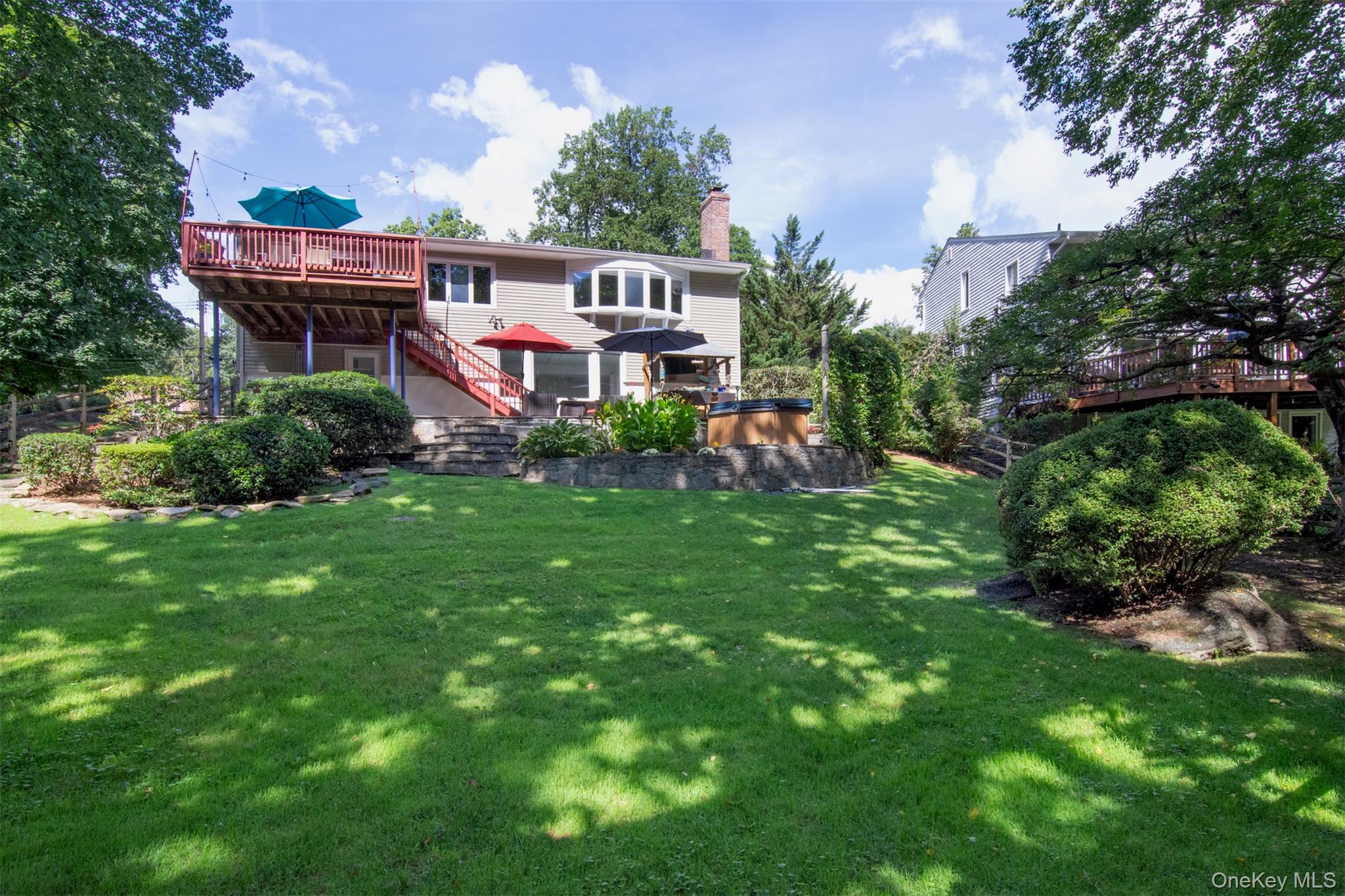46 Reynal Road White Plains, NY 10605 - Photo 25 of 38 Imagine the parties you can host with ease in this tri - level outdoor space. You will feel like you are on vacation all year long.