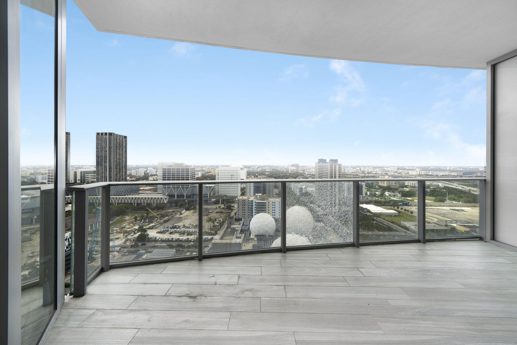 851 Northeast 1st Avenue, Unit 2410 Miami, FL 33132 - Photo 21 of 27 a view of a terrace