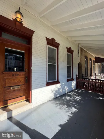 a view of a entryway door front of house