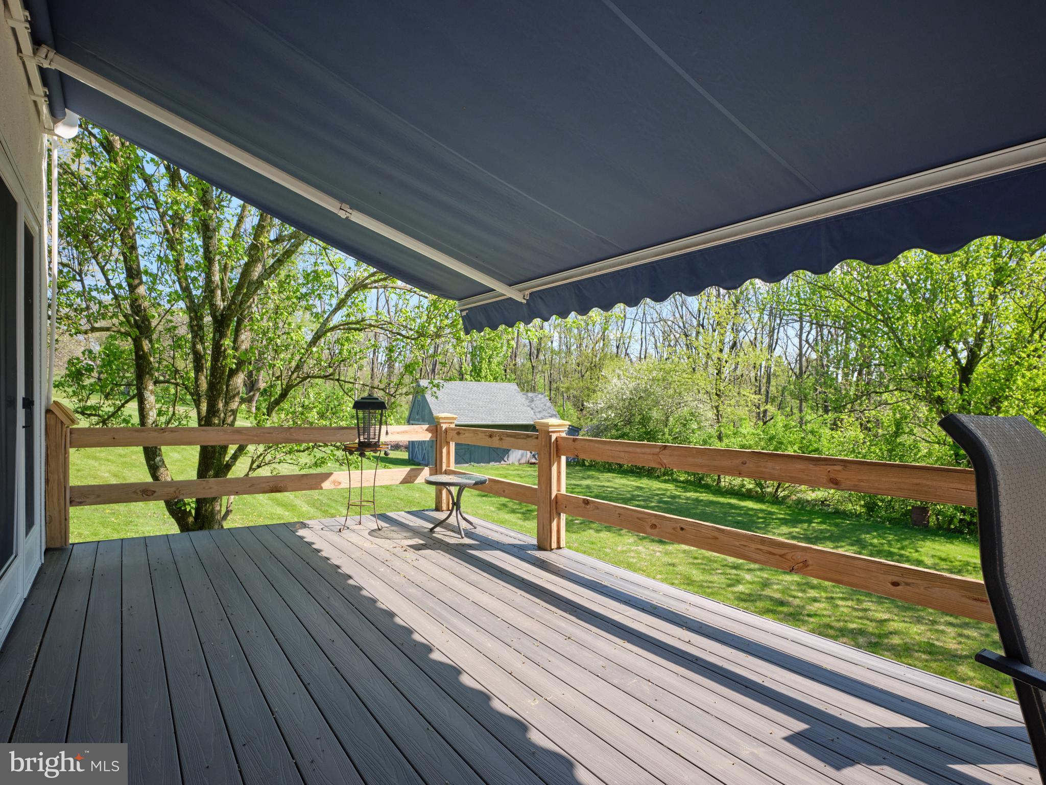 3501 Allentown Road Hatfield, PA 19440 - Photo 6 of 51 Awning deployed, nice shade