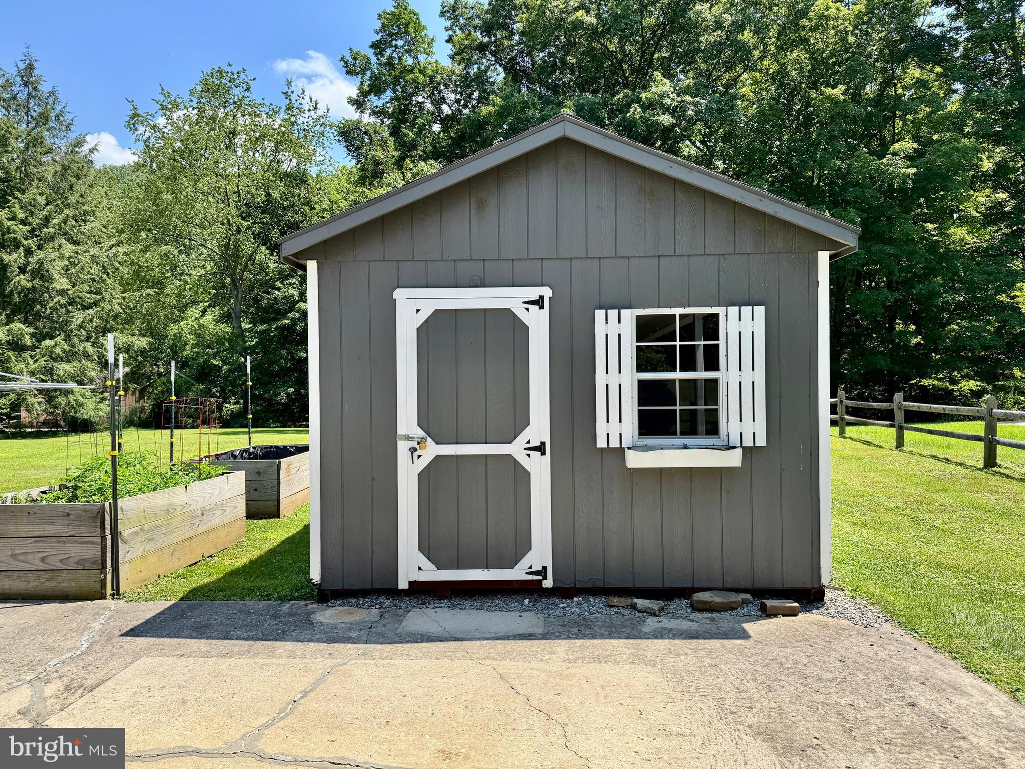 12602 Gramlich Road Southwest La Vale, MD 21502 - Photo 42 of 53 SHED WITH WORKSPACE & STORAGE!
