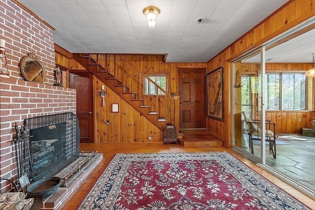 50 Sauna Row Road Townsend, MA 01474 - Photo 11 of 41 a view of an entryway with a fireplace