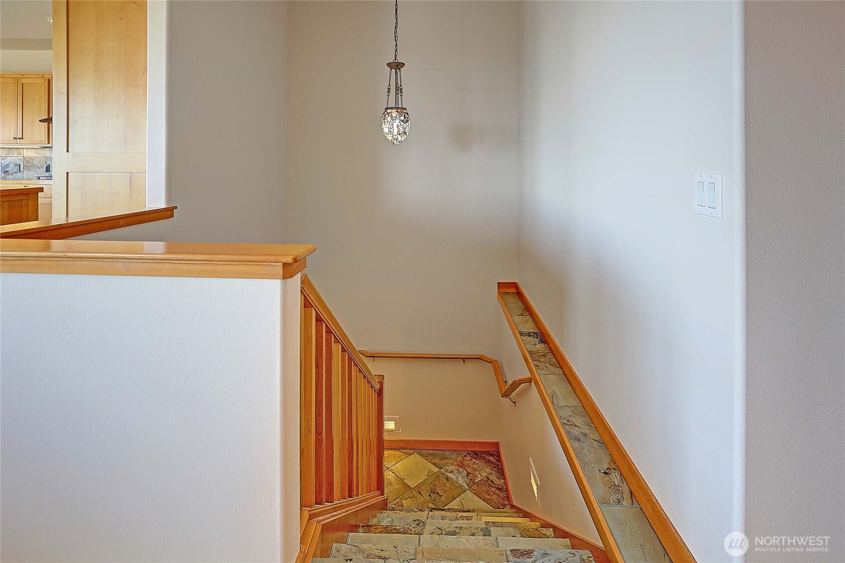 1081 Morgan Way Camano Island, WA 98282 - Photo 27 of 39 a view of a hallway with staircase