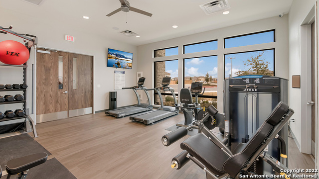 14671 Clay Rdg Run San Antonio, TX 78253 - Photo 26 of 42 a view of a room with gym equipment