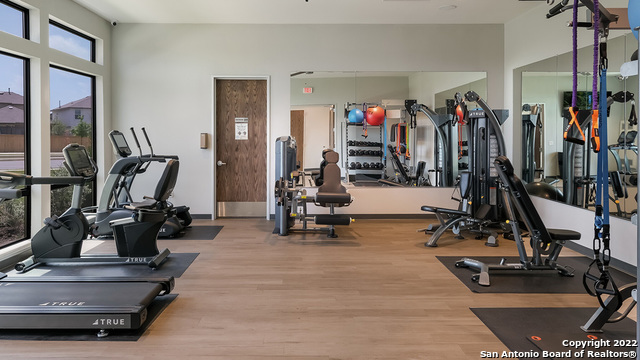 14671 Clay Rdg Run San Antonio, TX 78253 - Photo 27 of 42 a view of a room with gym equipment
