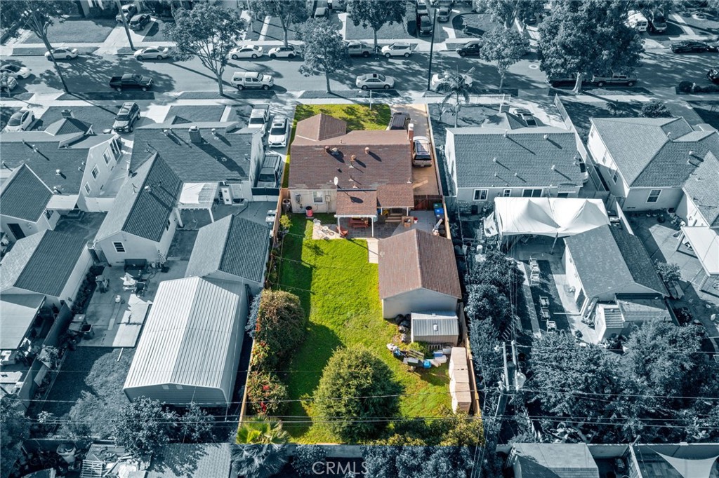 1231 South Baker Street Santa Ana, CA 92707 - Photo 40 of 48 an aerial view of residential houses with outdoor space