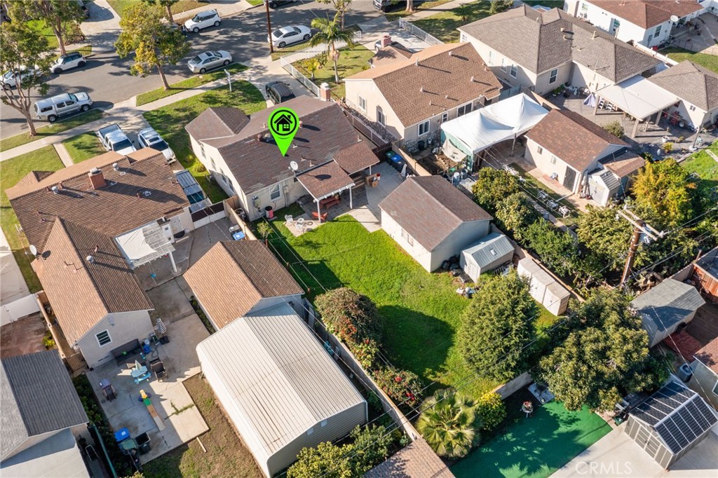 1231 South Baker Street Santa Ana, CA 92707 - Photo 42 of 48 an aerial view of residential house with outdoor space