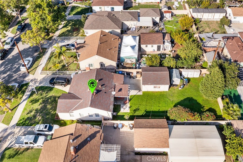 1231 South Baker Street Santa Ana, CA 92707 - Photo 43 of 48 an aerial view of residential houses with outdoor space
