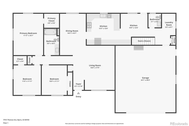 $650,000 | 779 East Thomas Avenue, Byers, CO 80103