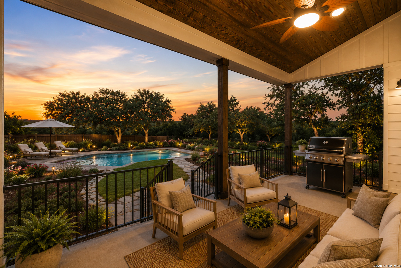 1210 Fernwood Road Fischer, TX 78623 - Photo 34 of 36 a outdoor living space with patio furniture