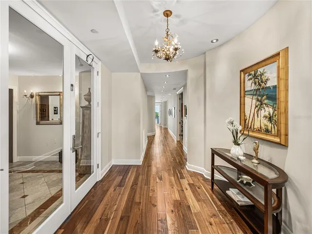 a kitchen with lots of counter top space