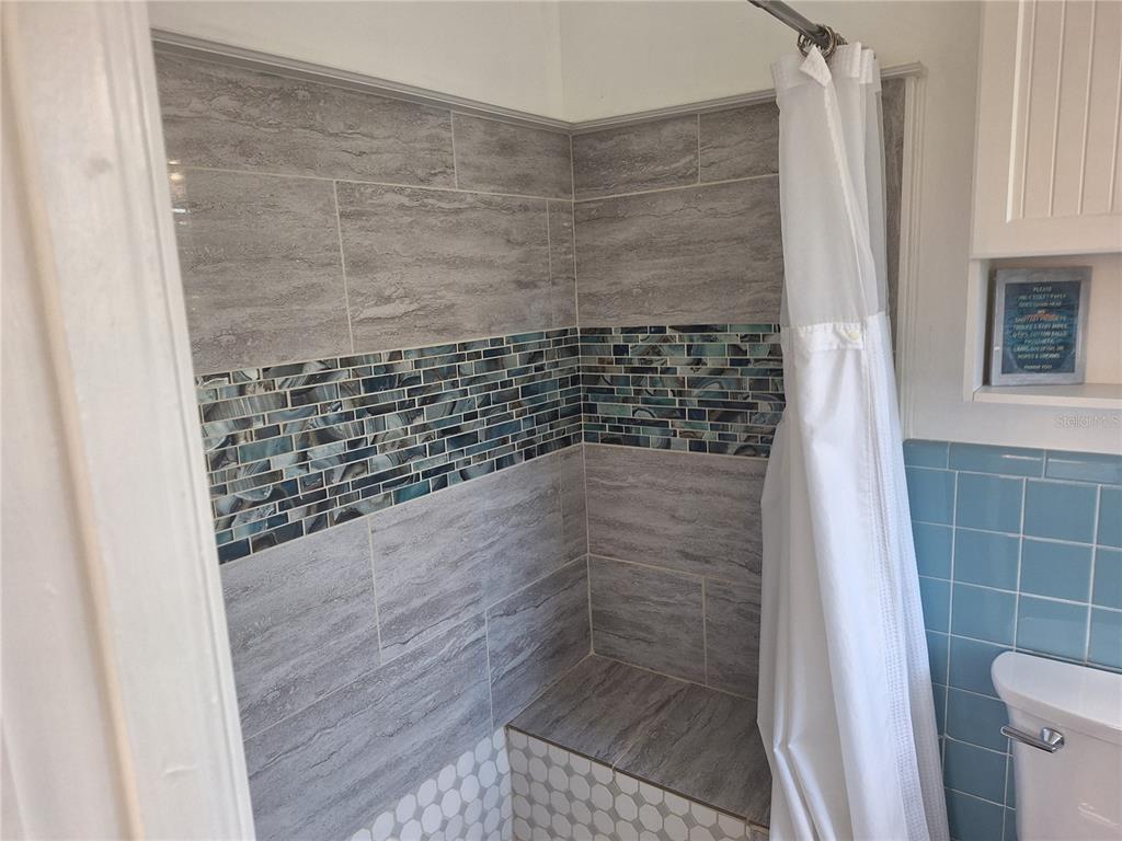 1202 South Keene Road Clearwater, FL 33756 - Photo 12 of 46 a bathroom with a shower