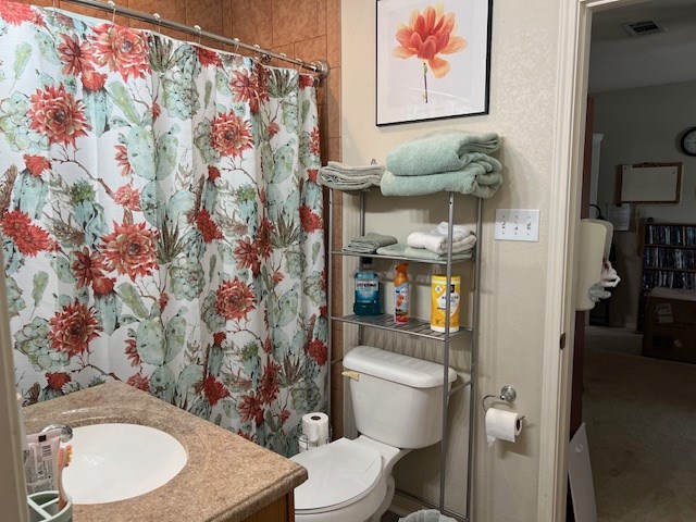 406 West 8th Street Brady, TX 76825 - Photo 21 of 33 a bathroom with a toilet sink and mirror
