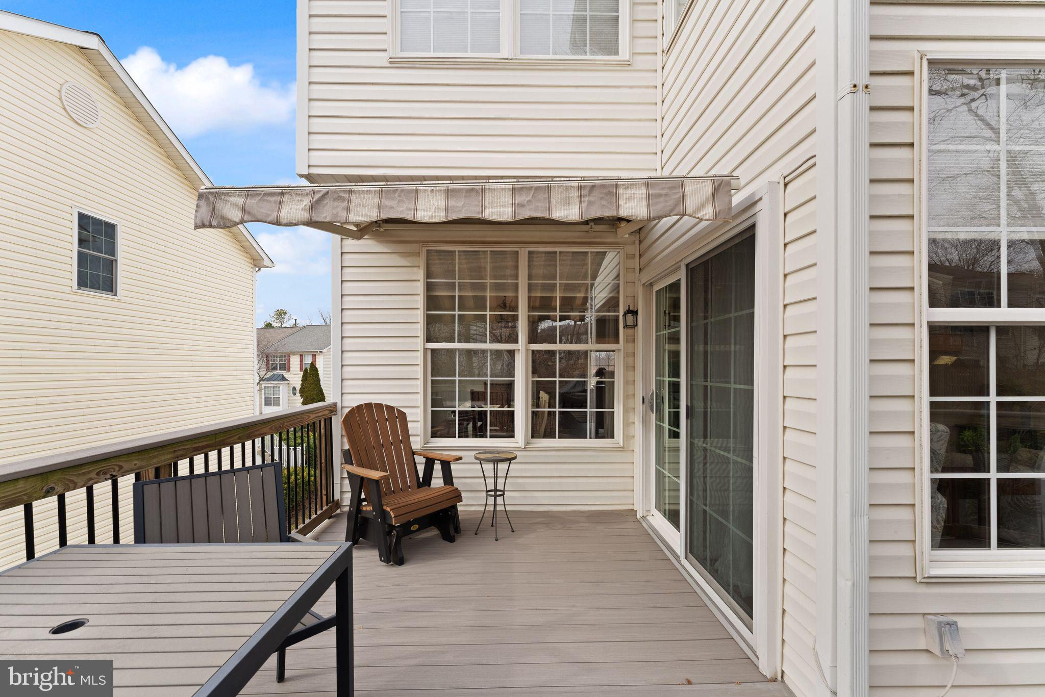 6377 St Timothys Lane Centreville, VA 20121 - Photo 26 of 58 a balcony view with a seating space
