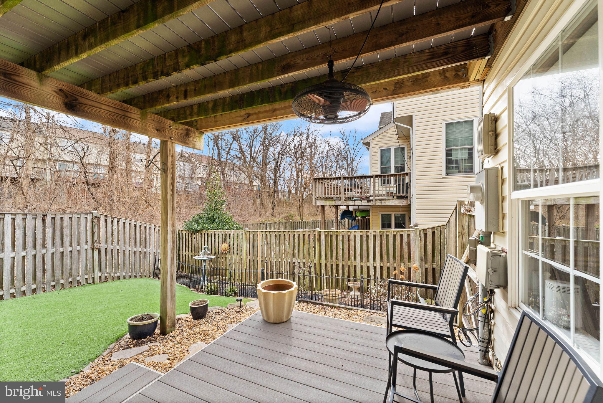 6377 St Timothys Lane Centreville, VA 20121 - Photo 49 of 58 Composite Deck off Basement