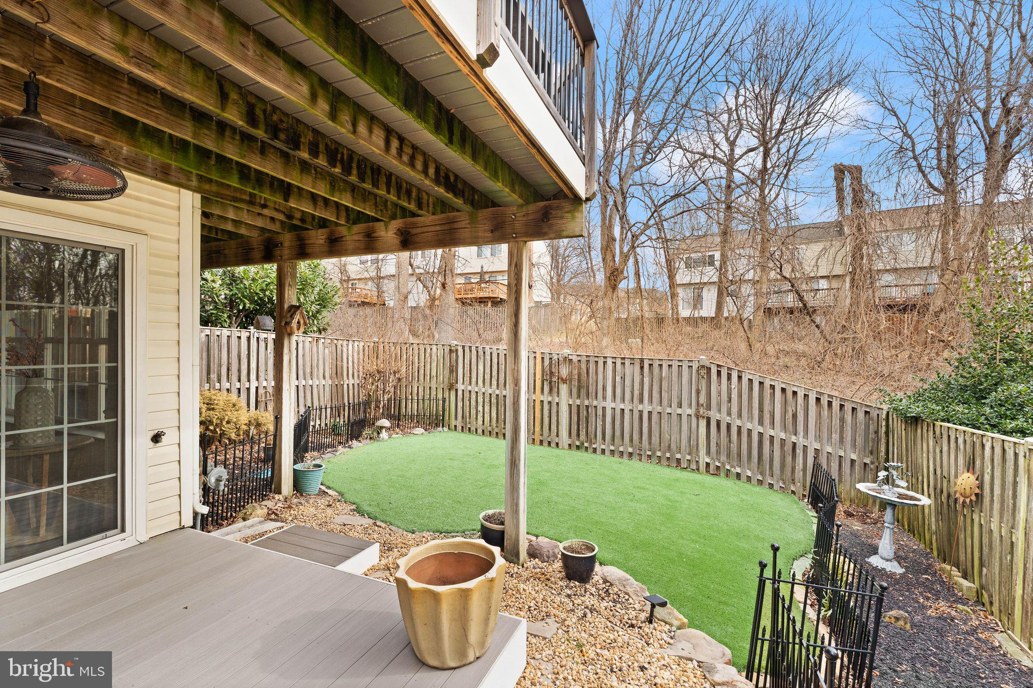 6377 St Timothys Lane Centreville, VA 20121 - Photo 50 of 58 a view of a porch with a backyard