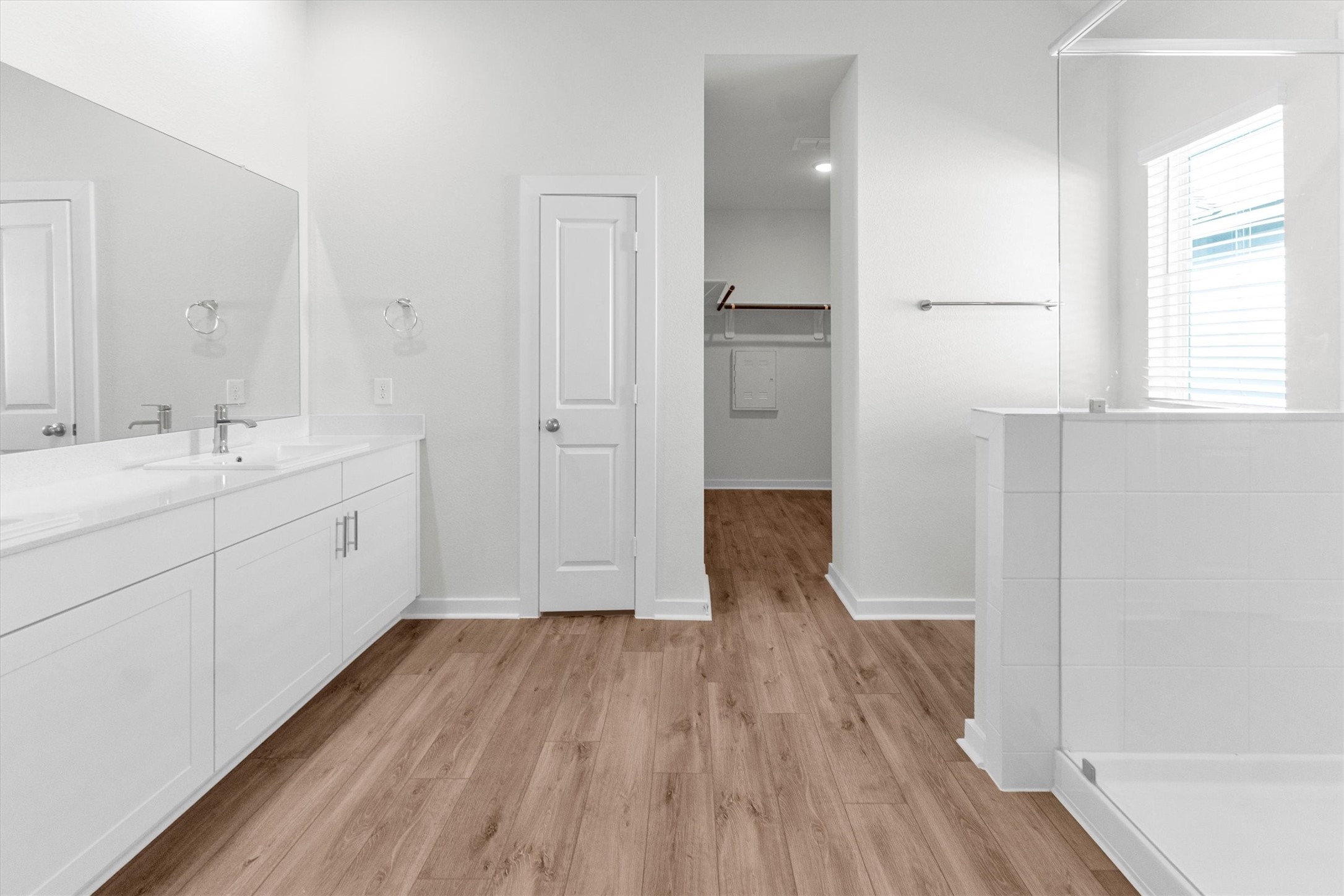 16914 Tulip Row Lane Cypress, TX 77429 - Photo 33 of 48 a view of hallway with wooden floor