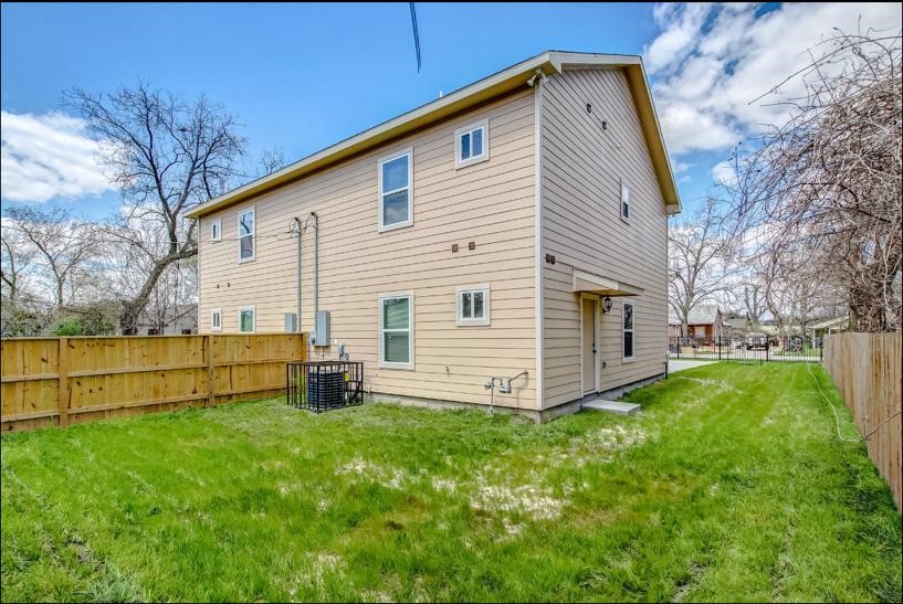 2402 Spence Street, Unit A Houston, TX 77093 - Photo 12 of 14 BACKYARD WITH STORAGE