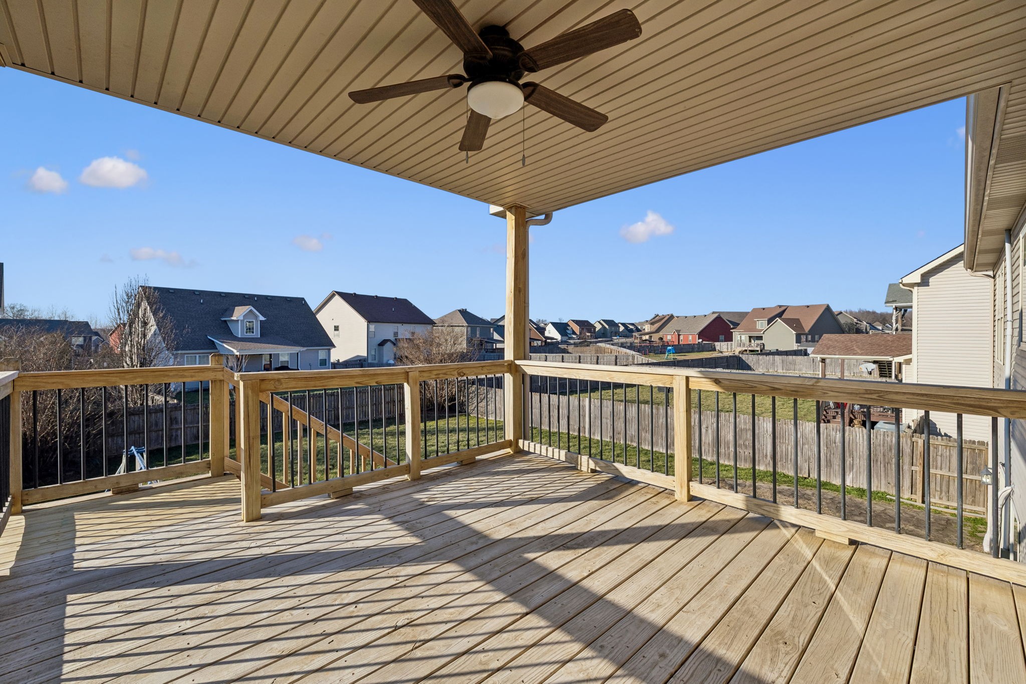 3760 Suiter Road Clarksville, TN 37040 - Photo 35 of 39 a view of a balcony with wooden floor
