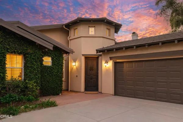 a view of a house with many windows