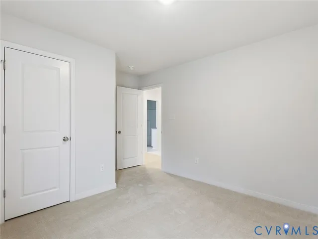 a view of an empty room