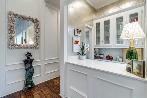 a view of living room filled with furniture