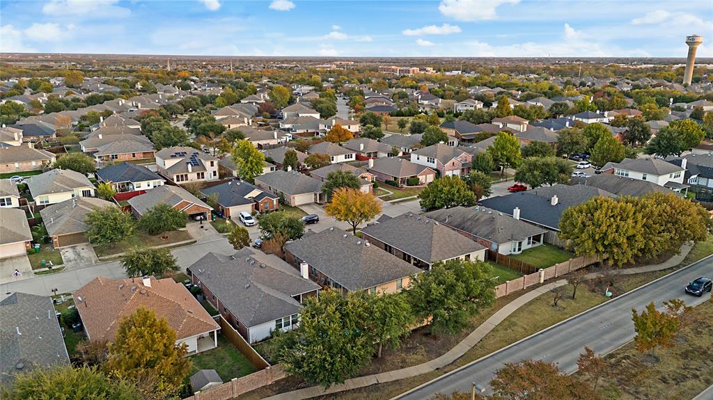 549 Hickory Lane Fate, TX 75087 - Photo 36 of 38 Aerial view of residential area