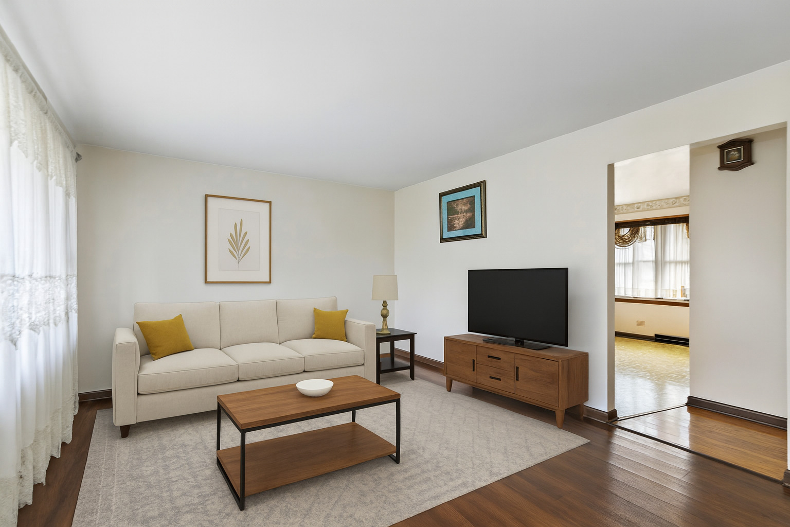461 West Oriole Trail Cary, IL 60013 - Photo 2 of 7 a living room with furniture and a flat screen tv