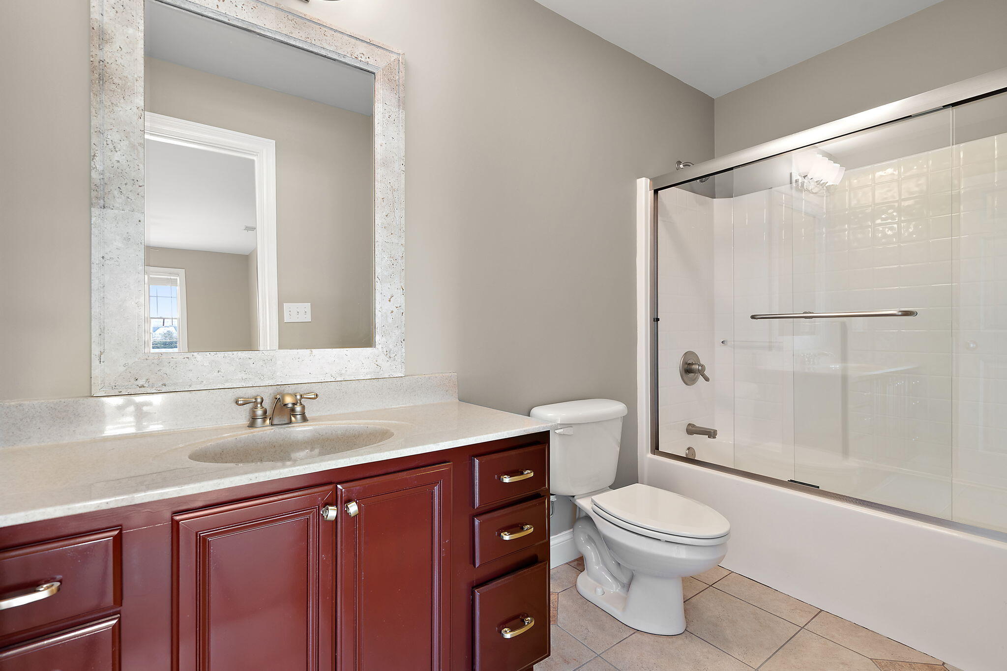 1240 Ryder Road Chesterton, IN 46304 - Photo 51 of 73 a bathroom with a sink a toilet and shower