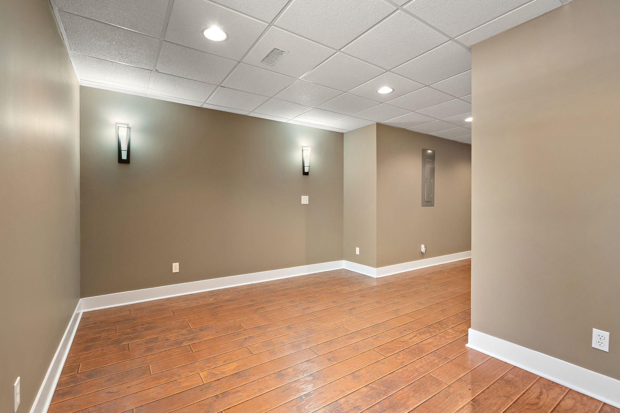 1240 Ryder Road Chesterton, IN 46304 - Photo 56 of 65 an empty room with wooden floor and windows