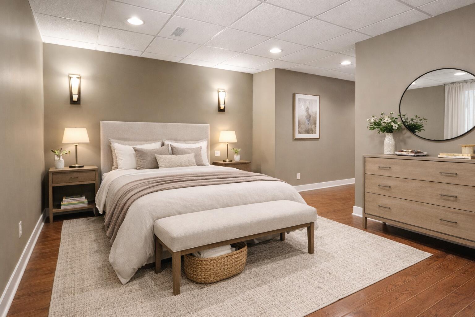 1240 Ryder Road Chesterton, IN 46304 - Photo 64 of 73 a bedroom with a bed and a dresser