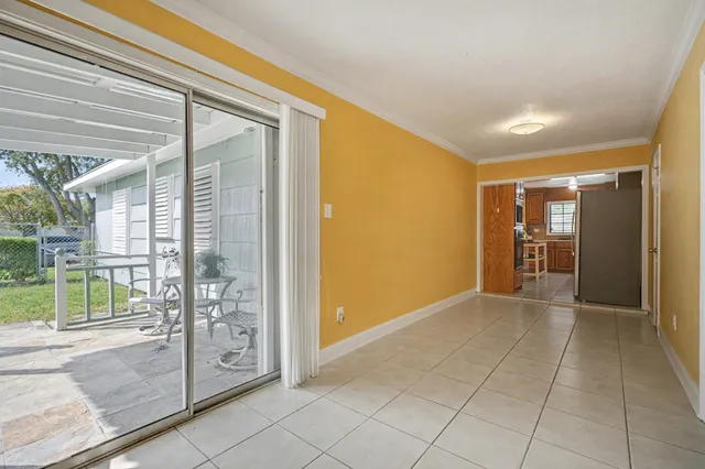 a view of livingroom with hallway